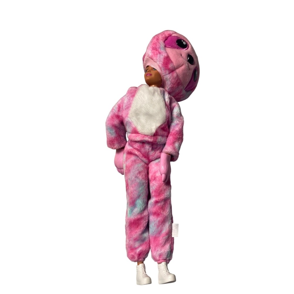 Barbie Cutie Reveal Doll Pink Tie Dye Plush Alien Space Costume 11" Fashion ToY